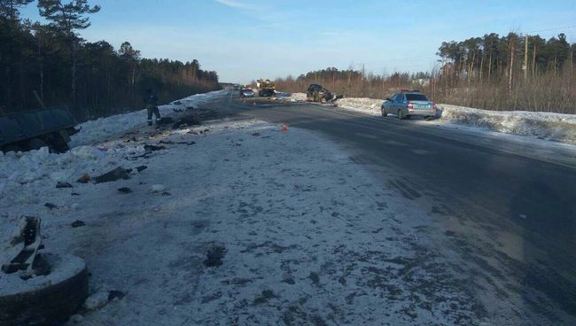 На месте ДТП в Сургутском районе ХМАО. 10 марта 2017 На месте ДТП в Сургутском районе ХМАО. 10 марта 2017