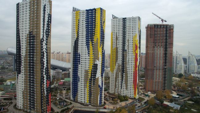 Жилые дома. Архивное фото Жилые дома. Архивное фото