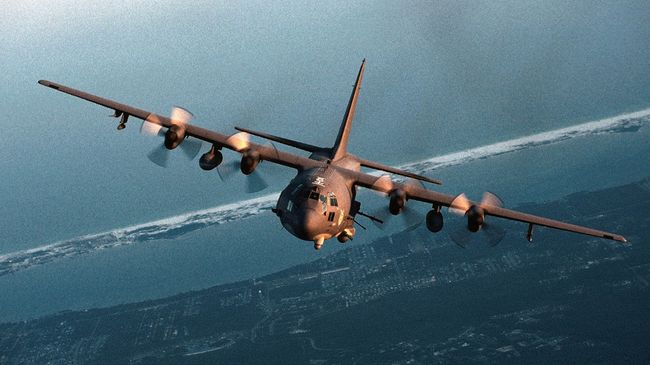 Cамолет AC-130 ВВС США. Архивное фото Cамолет AC-130 ВВС США. Архивное фото