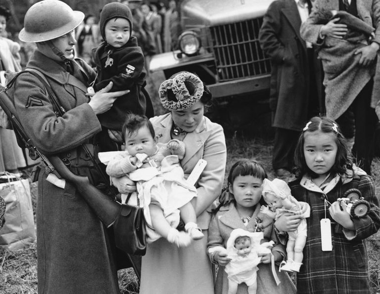 Интернирование японцев в США. 1942 год Интернирование японцев в США. 1942 год