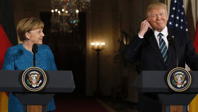 Встреча Ангелы Меркель и Дональда Трампа Встреча Ангелы Меркель и Дональда Трампа