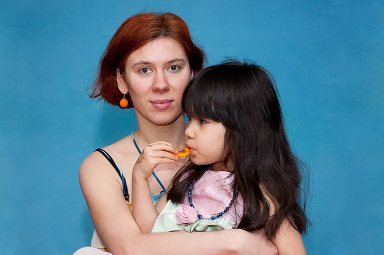 Елена Евина с дочерью Надин