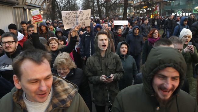 Участники уличной акции Марш нетунеядцев в Минске. 15 марта 2017 Участники уличной акции Марш нетунеядцев в Минске. 15 марта 2017