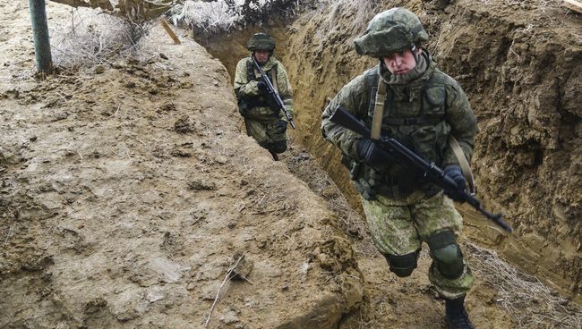 Военнослужащие на учениях ВДВ. Архивное фото Военнослужащие на учениях ВДВ. Архивное фото