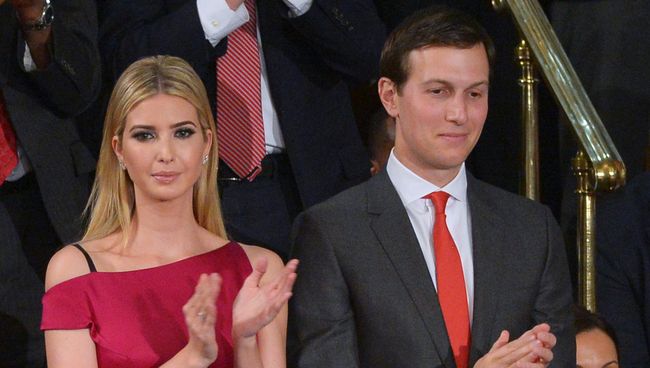 Советник Белого дома Джаред Кушнер и его жена Иванка Трамп