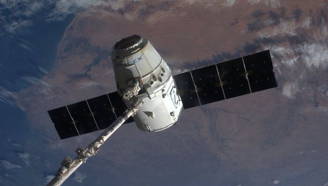 Космический грузовик Dragon. 19 марта 2017 Космический грузовик Dragon. 19 марта 2017