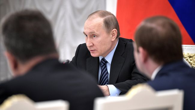 Президент РФ Владимир Путин проводит заседание Совета по стратегическому развитию и приоритетным проектам. 21 марта 2017 Президент РФ Владимир Путин проводит заседание Совета по стратегическому развитию и приоритетным проектам. 21 марта 2017