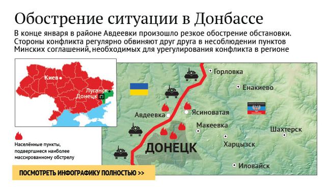 Обострение ситуации в Донбассе Обострение ситуации в Донбассе