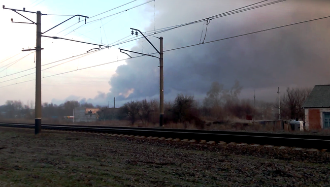 Пожар на складе боеприпасов в городе Балаклея Харьковской области. 23 марта 2017 Пожар на складе боеприпасов в городе Балаклея Харьковской области. 23 марта 2017
