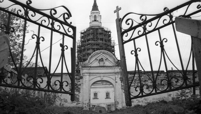 Спасо-Преображенский собор на острове Валаам. Архивное фото Спасо-Преображенский собор на острове Валаам. Архивное фото