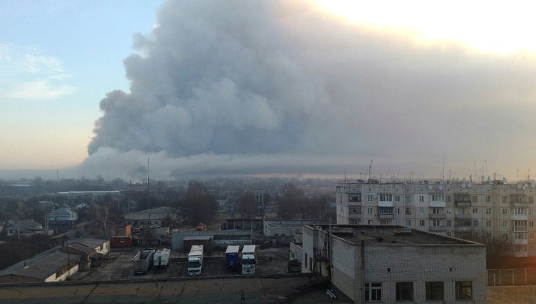 Пожар на складе боеприпасов в городе Балаклея Харьковской области. 23 марта 2017 Пожар на складе боеприпасов в городе Балаклея Харьковской области. 23 марта 2017