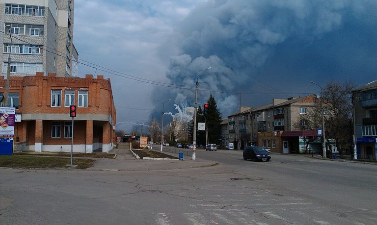 Пожар на складе боеприпасов в городе Балаклея Харьковской области. 23 марта 2017 Пожар на складе боеприпасов в городе Балаклея Харьковской области. 23 марта 2017