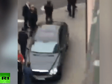 Кадры с места убийства Вороненкова В Киеве Кадры с места убийства Вороненкова В Киеве