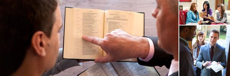 Первый шаг в число Свидетелей Иеговы - занятия по изучению Библии. Фото с официального сайта организации