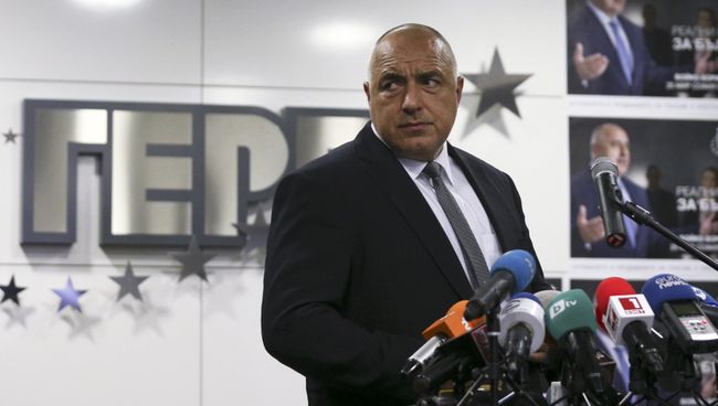 Лидер партии Граждане за европейское развитие Болгарии (ГЕРБ) Бойко Борисов Лидер партии Граждане за европейское развитие Болгарии (ГЕРБ) Бойко Борисов