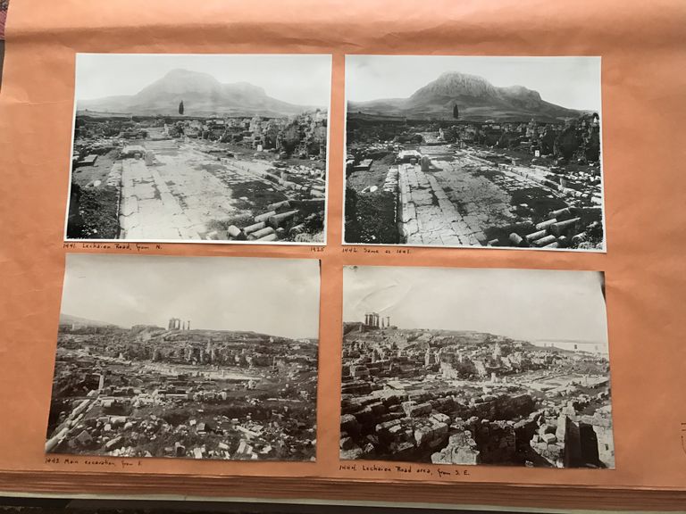 Вид на раскопки в 1925 году