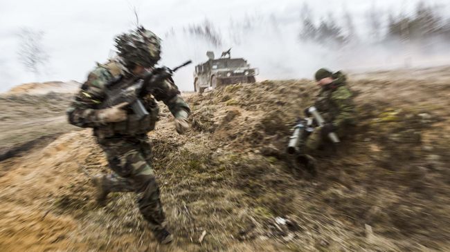 Военнослужащие литовской армии во время учений. Архивное фото Военнослужащие литовской армии во время учений. Архивное фото