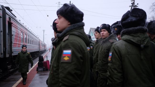Призыв на военную службу в Самарской области. Архивное фото