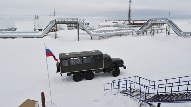Погранзастава Нагурское на острове Земля Александры архипелага Земля Франца-Иосифа