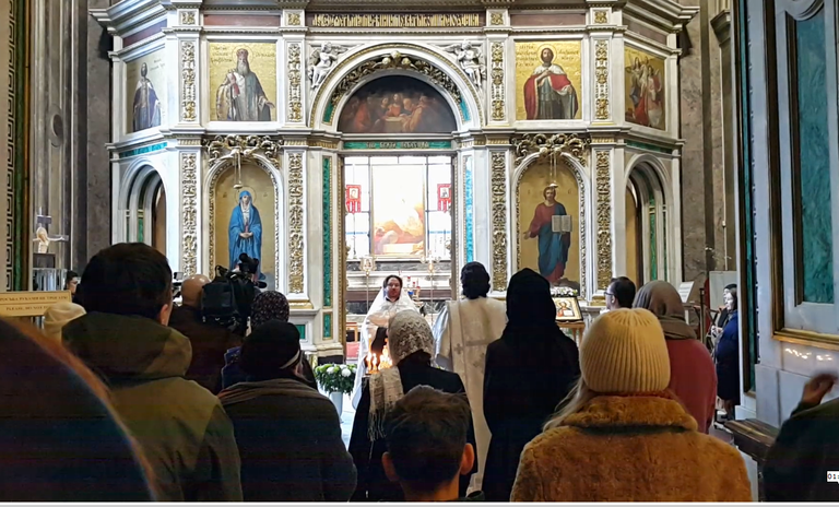 Панихида в Исаакиевском соборе Санкт-Петербурга