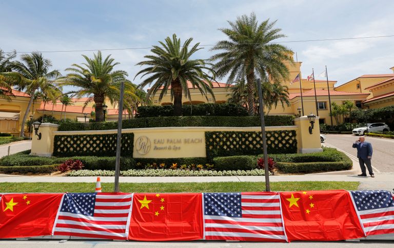 Гостиница Eau Palm Beach в Маналапане, штат Флорида, где планирует остановиться президент Китая Си Цзиньпин в ходе визита в США