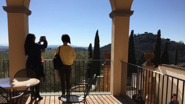 Вид на Умбрию (Италия). Архивное фото Вид на Умбрию (Италия). Архивное фото