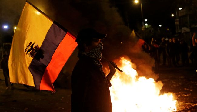 Протесты после выборов в Эквадоре. 8 апреля 2017 Протесты после выборов в Эквадоре. 8 апреля 2017