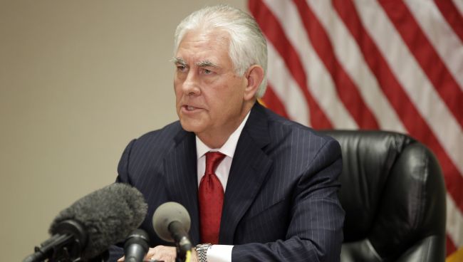 Государственный секретарь США Рекс Тиллерсон. Архивное фото Государственный секретарь США Рекс Тиллерсон. Архивное фото