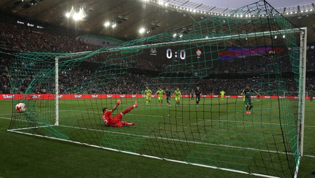 Матч чемпионата России по футболу между командами Краснодар и ЦСКА. 9 апреля 2017