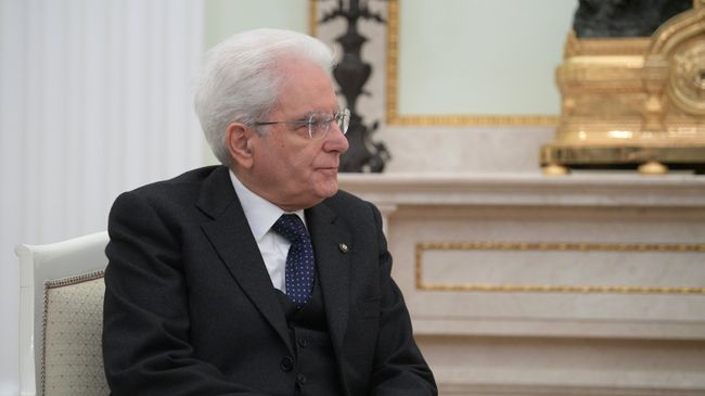 Президент Италии Серджо Маттарелла Президент Италии Серджо Маттарелла