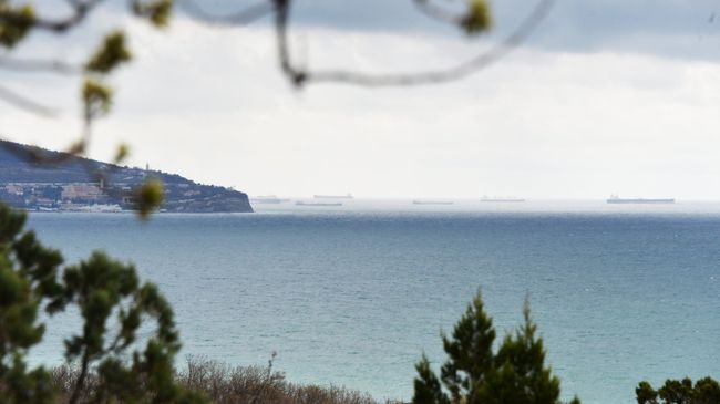 Вид на Черное море. Архивное фото Вид на Черное море. Архивное фото