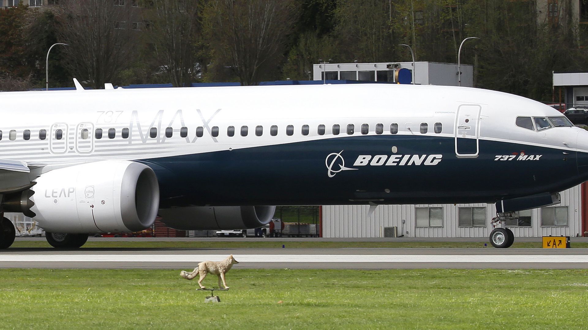Самолет Boeing 737 MAX 9 перед первым полетом. 13 апреля 2017 Самолет Boeing 737 MAX 9 перед первым полетом. 13 апреля 2017 - РИА Новости, 1920, 18.11.2020