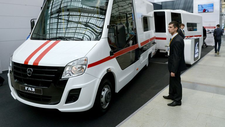 Стенд автомобильной компании Газ на XI всероссийском форуме Здоровье нации – основа процветания России в Москве Стенд автомобильной компании Газ на XI всероссийском форуме Здоровье нации – основа процветания России в Москве