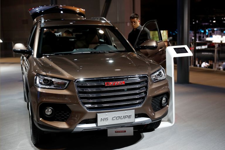 Автомобиль Haval H6 Coupe на Шанхайском автосалоне 2017 Автомобиль Haval H6 Coupe на Шанхайском автосалоне 2017