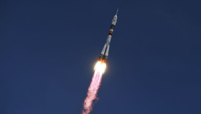 Пуск ракеты-носителя семейства Союз. Архивное фото Пуск ракеты-носителя семейства Союз. Архивное фото