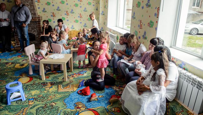 В Доме для мамы, открытом при Новосибирской епархии В Доме для мамы, открытом при Новосибирской епархии