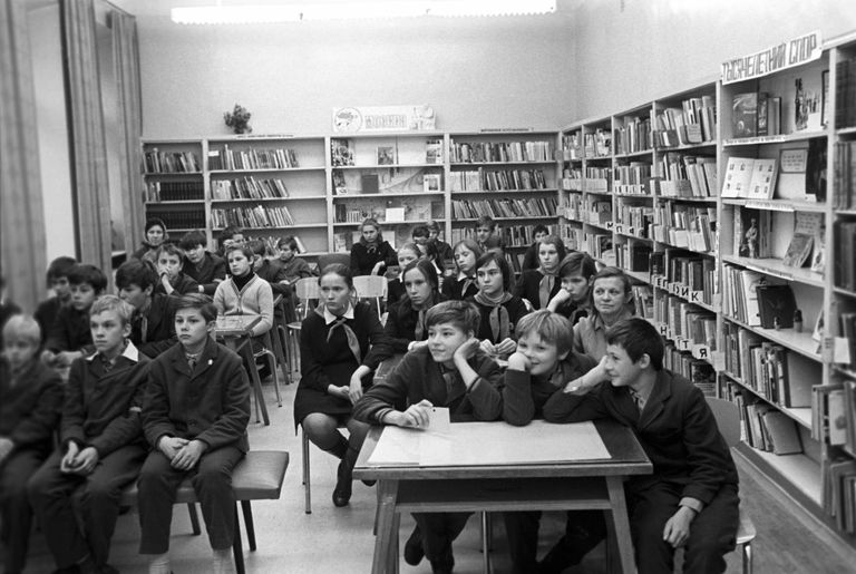 Центральная городская библиотека имени Н.А. Некрасова, 1974 год Центральная городская библиотека имени Н.А. Некрасова, 1974 год