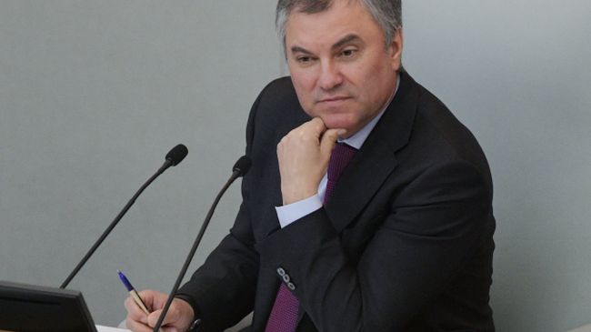 Председатель Государственной Думы РФ Вячеслав Володин. Архивное фото