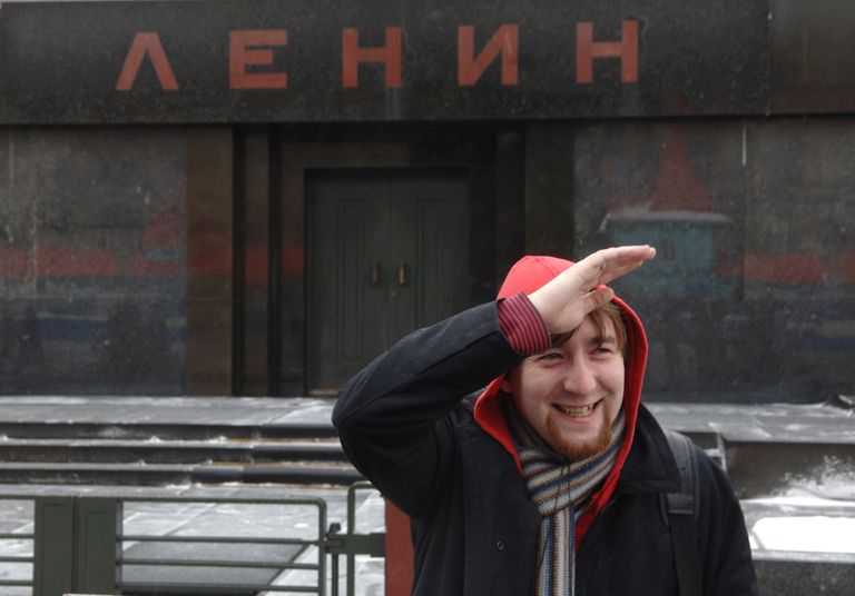 У мавзолея на Красной площади У мавзолея на Красной площади