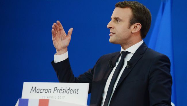 Кандидат в президенты Франции, лидер движения En Marche Эммануэль Макрон. Архивное фото Кандидат в президенты Франции, лидер движения En Marche Эммануэль Макрон. Архивное фото