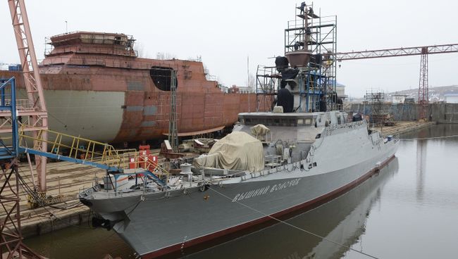 Малый ракетный корабль Вышний Волочек. Архивное фото Малый ракетный корабль Вышний Волочек. Архивное фото