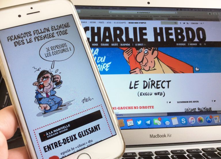Карикатура на кандидатов в президенты Франции в журнале Charlie Hebdo Карикатура на кандидатов в президенты Франции в журнале Charlie Hebdo