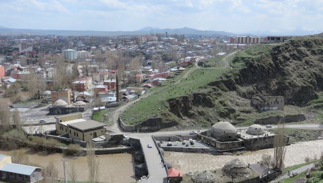 Вид города Карс, Турция Вид города Карс, Турция