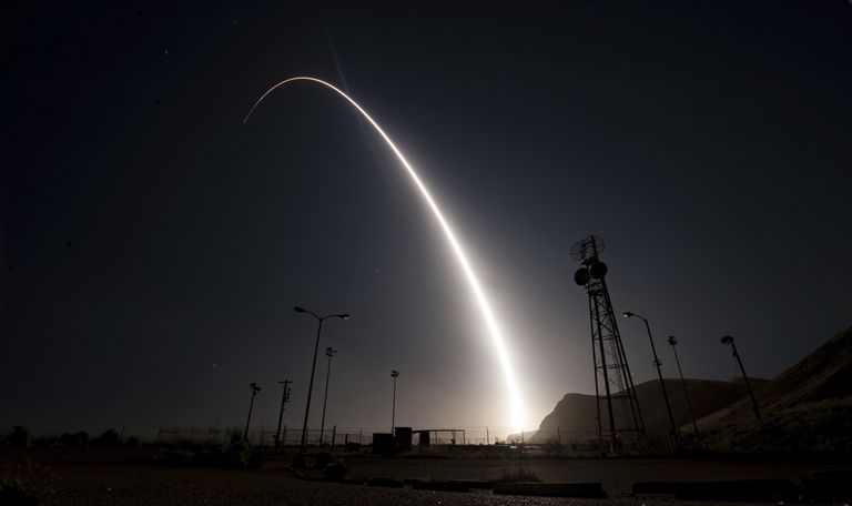 Испытания межконтинентальной баллистической ракеты Minuteman III. Апрель 2017