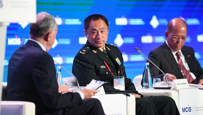 Заместитель начальника объединенного штаба Центрального военного совета КНР генерал-майор Шао Юаньмин на VI Московской конференции по международной безопасности Заместитель начальника объединенного штаба Центрального военного совета КНР генерал-майор Шао Юаньмин на VI Московской конференции по международной безопасности