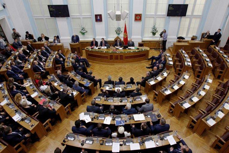 Заседание парламента Черногории. 28 апреля 2017