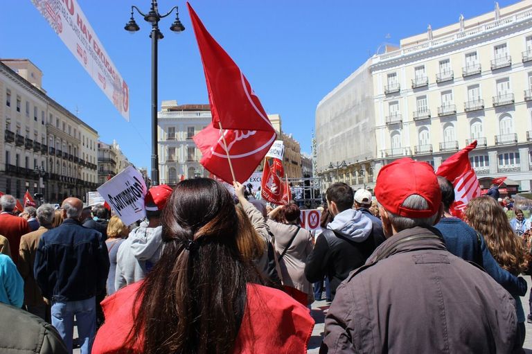 Первомайская демонстрация в Испании