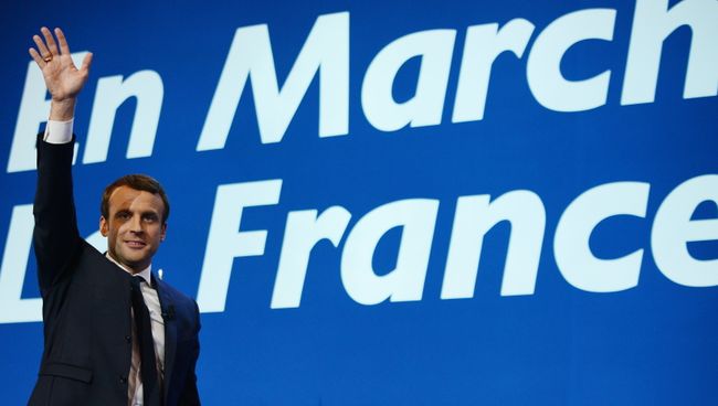 Кандидат в президенты Франции, лидер движения En Marche Эммануэль Макрон. Архивное фото Кандидат в президенты Франции, лидер движения En Marche Эммануэль Макрон. Архивное фото