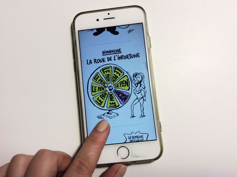 Карикатура в журнале Charlie Hebdo Карикатура в журнале Charlie Hebdo