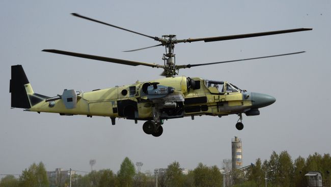 Вертолет Ка-52 Аллигатор. Архивное фото Вертолет Ка-52 Аллигатор. Архивное фото